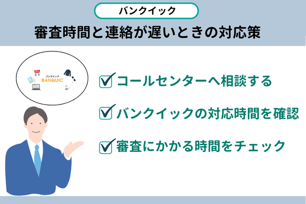 バンクイック審査時間と連絡が遅いときの対応策